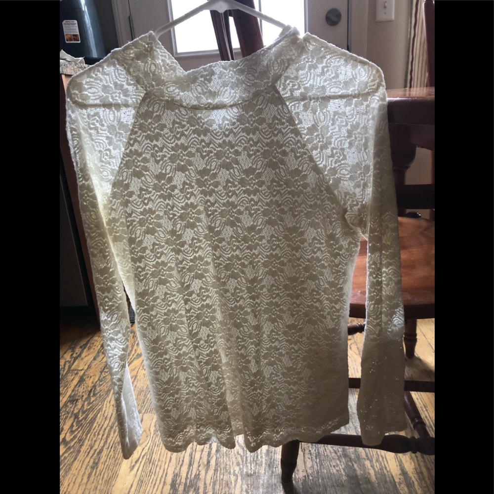 Garnet hill long sleeve blouse